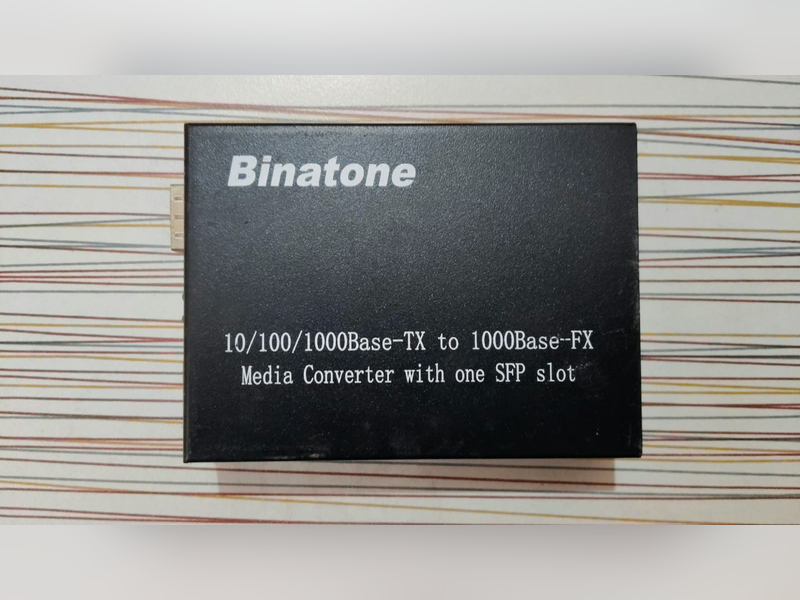 Fibre Media Converters (DBC, Binatone and techNXT), Binatone converter, top