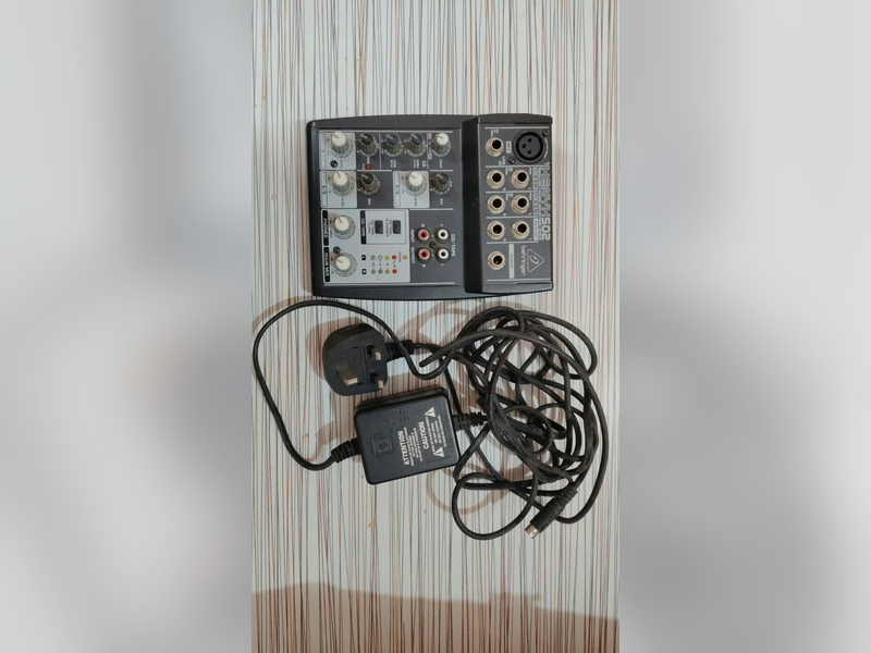 Click to enlarge Behringer Xenyx 502 Audio Mixer, mixer with power adapter