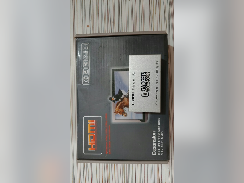 Gadgets Accessories HDMI Extender (Receiver Unit, Cat5e/6), retail box with receiver unit