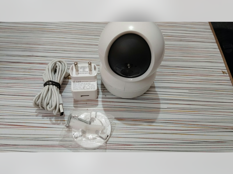 Ezviz CS-C6N 2 MP Dome Camera, camera with power adapter