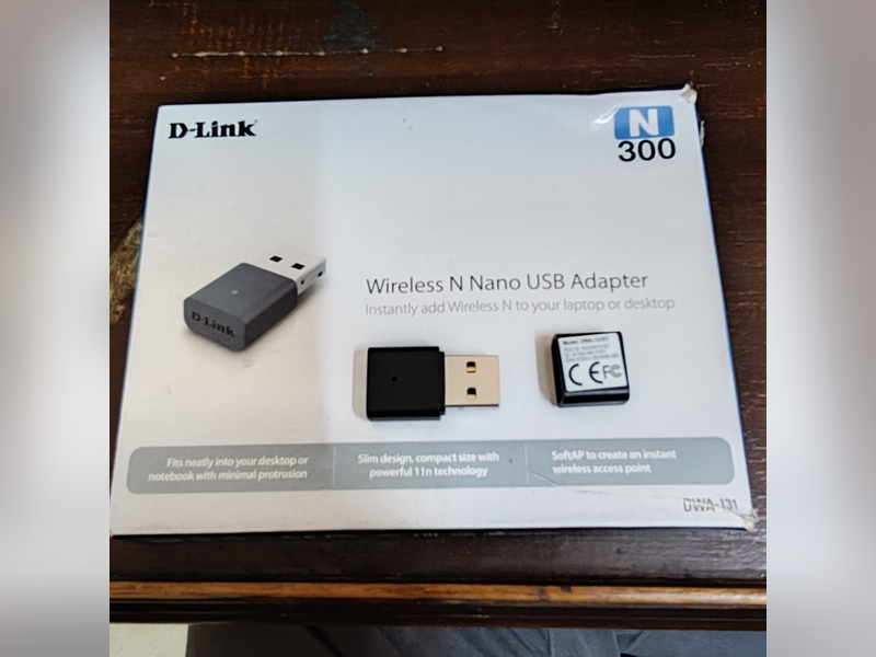 D-Link Wireless N Nano USB Adapter, retail box