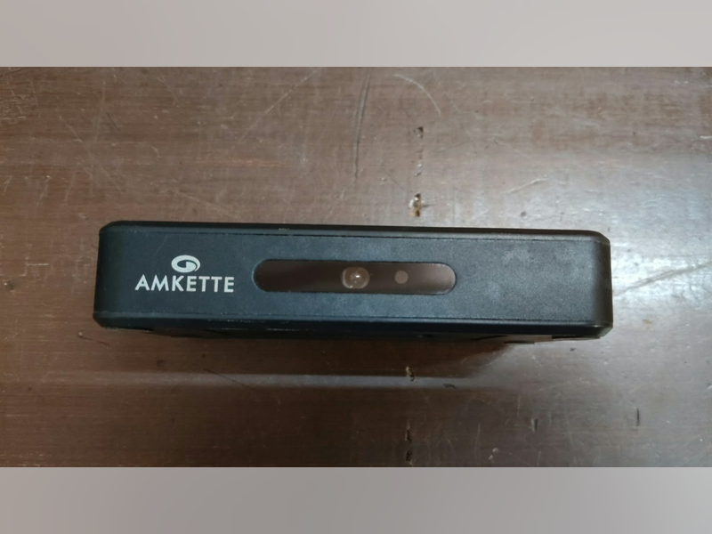 Amkette Flash TV HD Media Streaming Device (Black), front