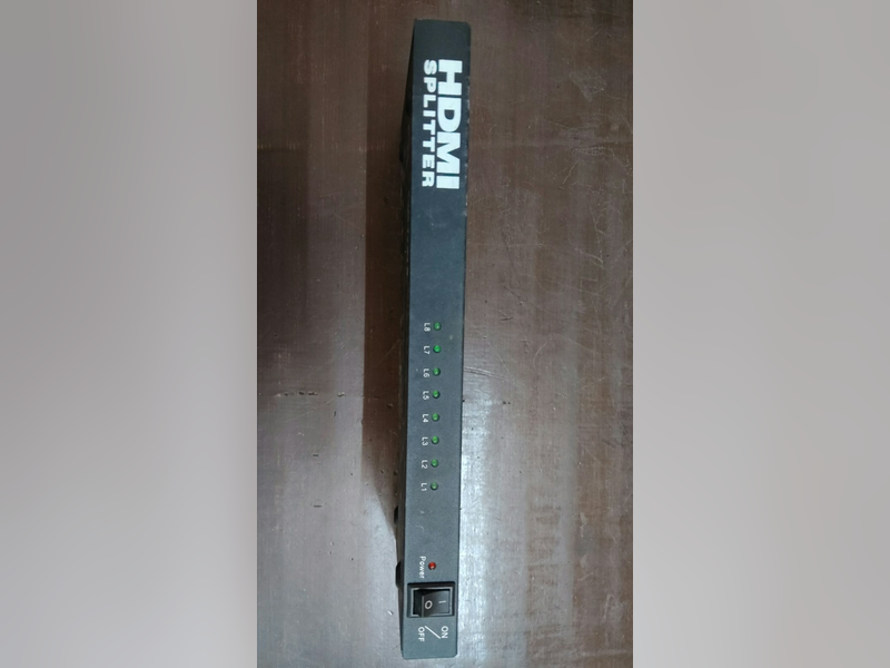 Click to enlarge HDMI Splitter 1x8 (Unbranded), front